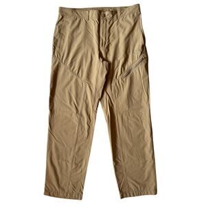 The North Face Men's Hiking Pants Mustard Brown Gorpcore Outdoors Nature